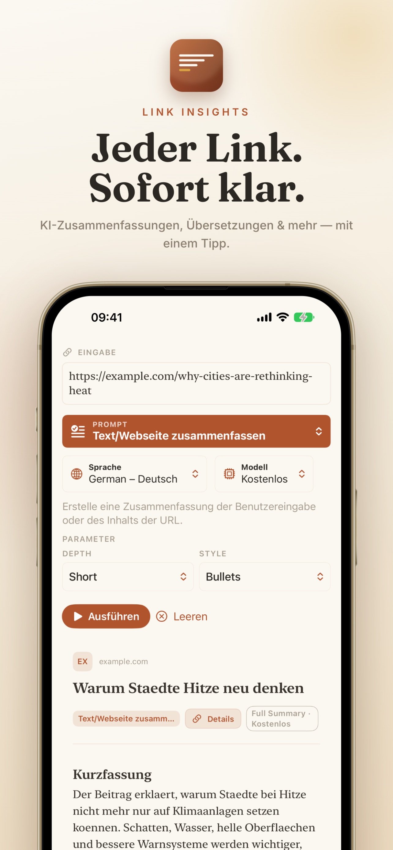 Link Insights screenshot 3