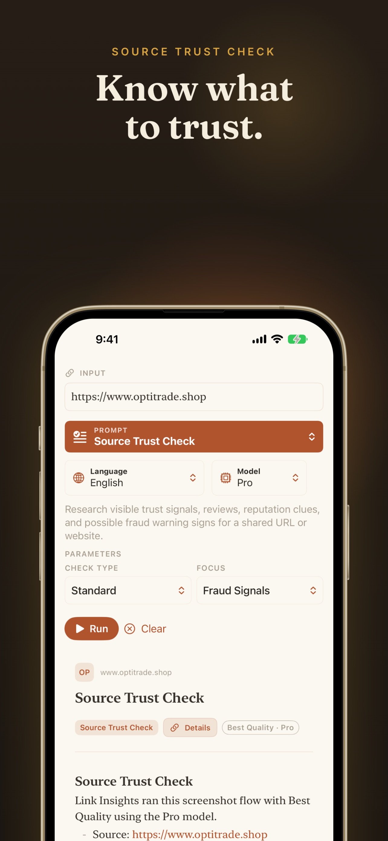 Link Insights screenshot 18