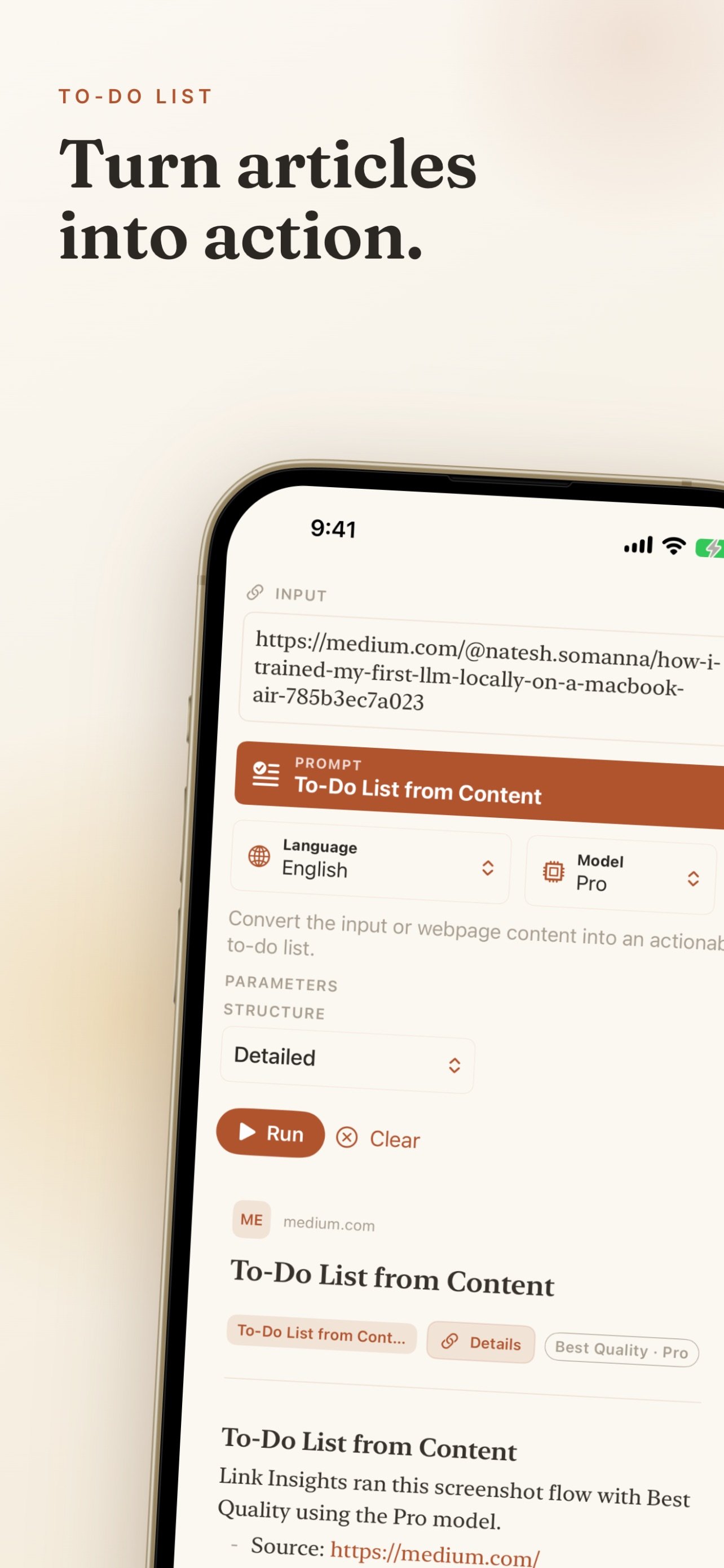Link Insights screenshot 28