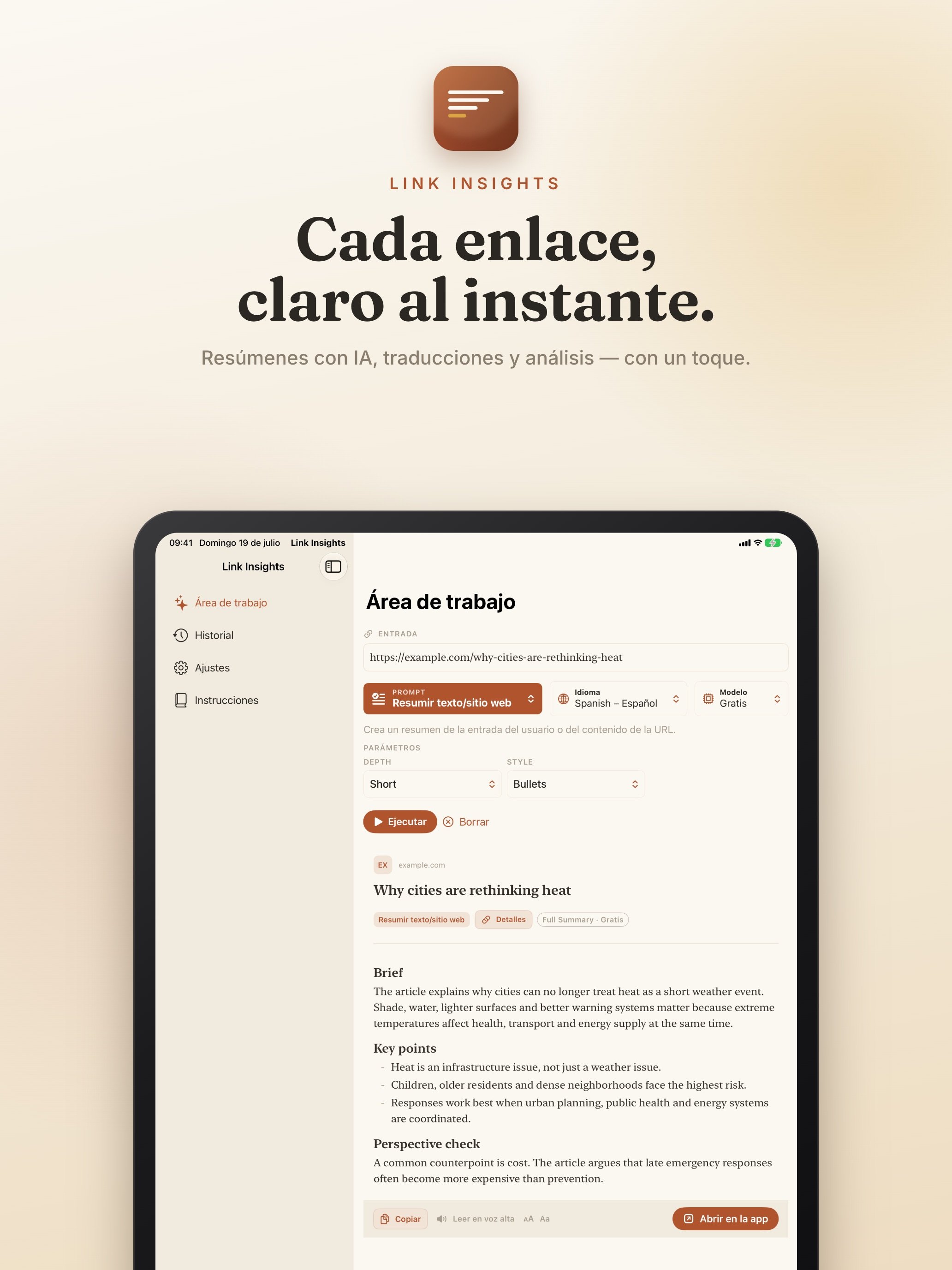 Link Insights screenshot 5