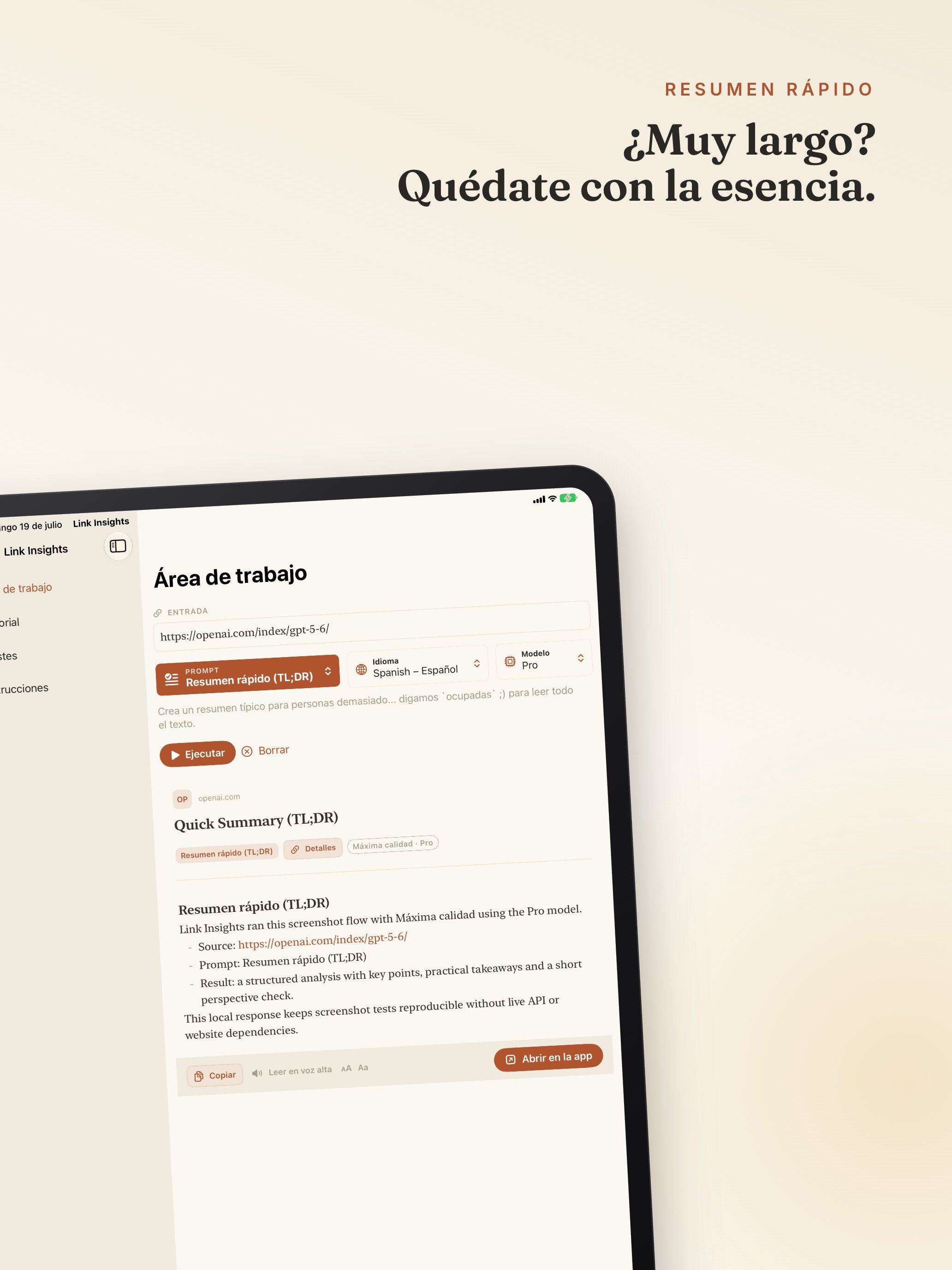 Link Insights screenshot 15
