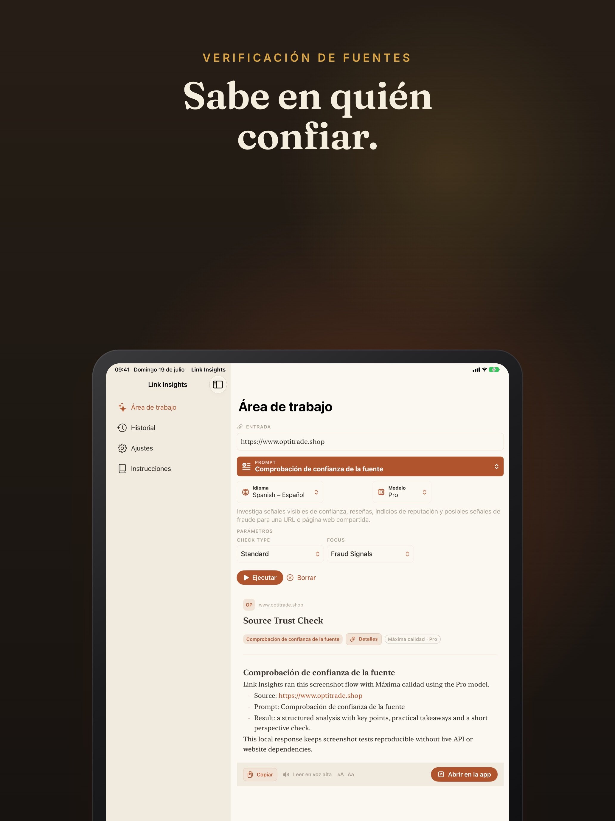 Link Insights screenshot 20