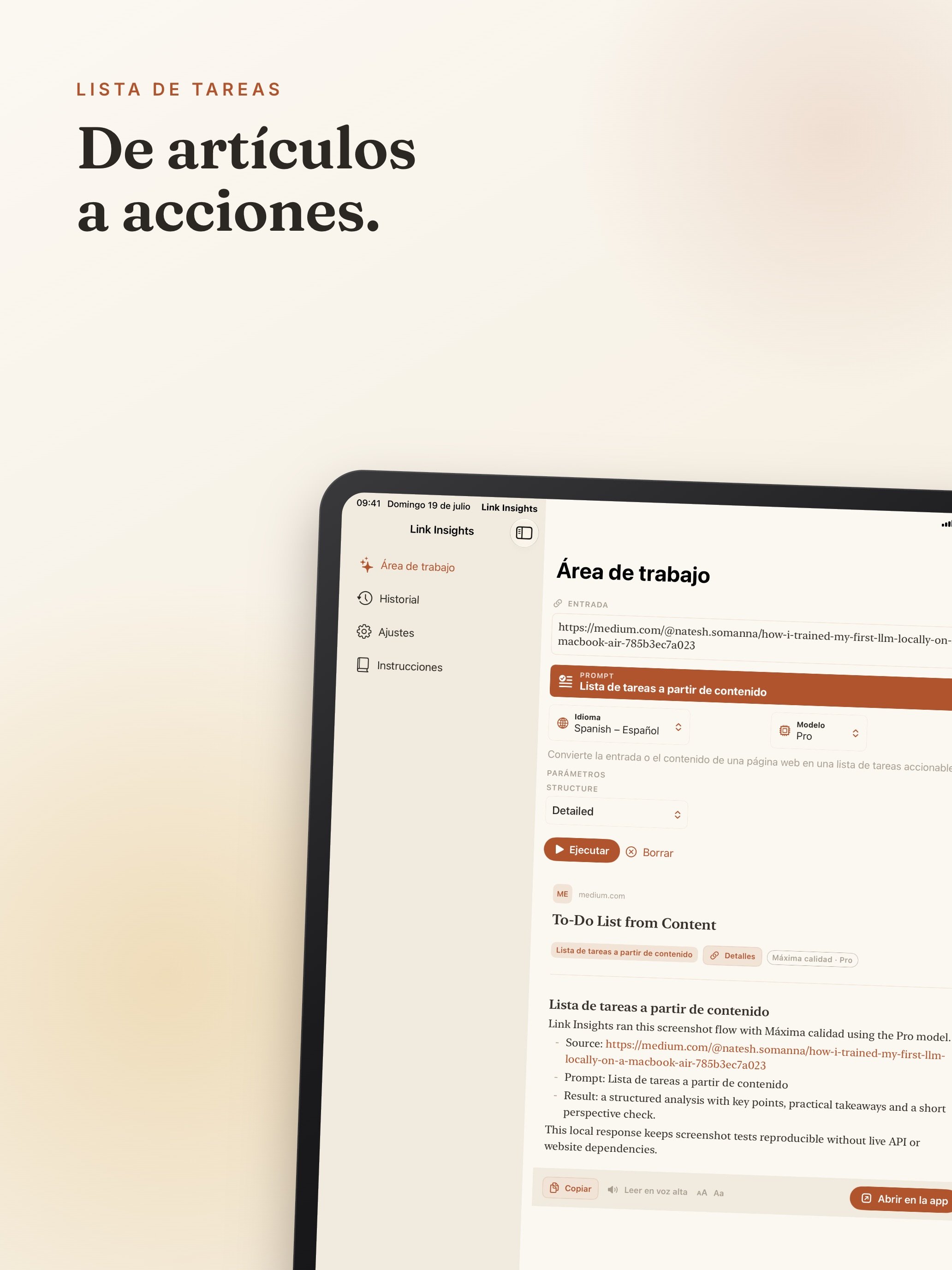 Link Insights screenshot 30