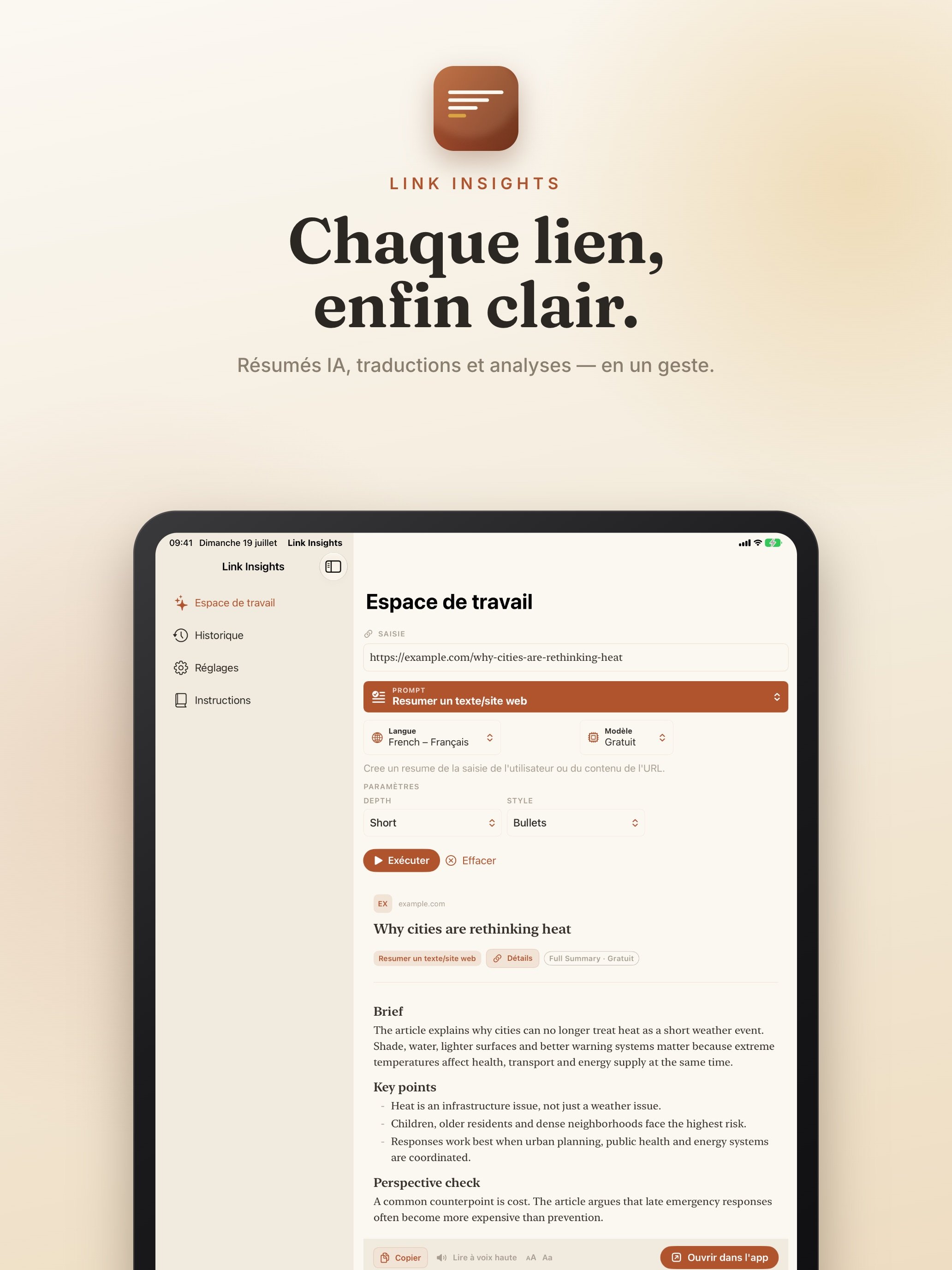 Link Insights screenshot 5