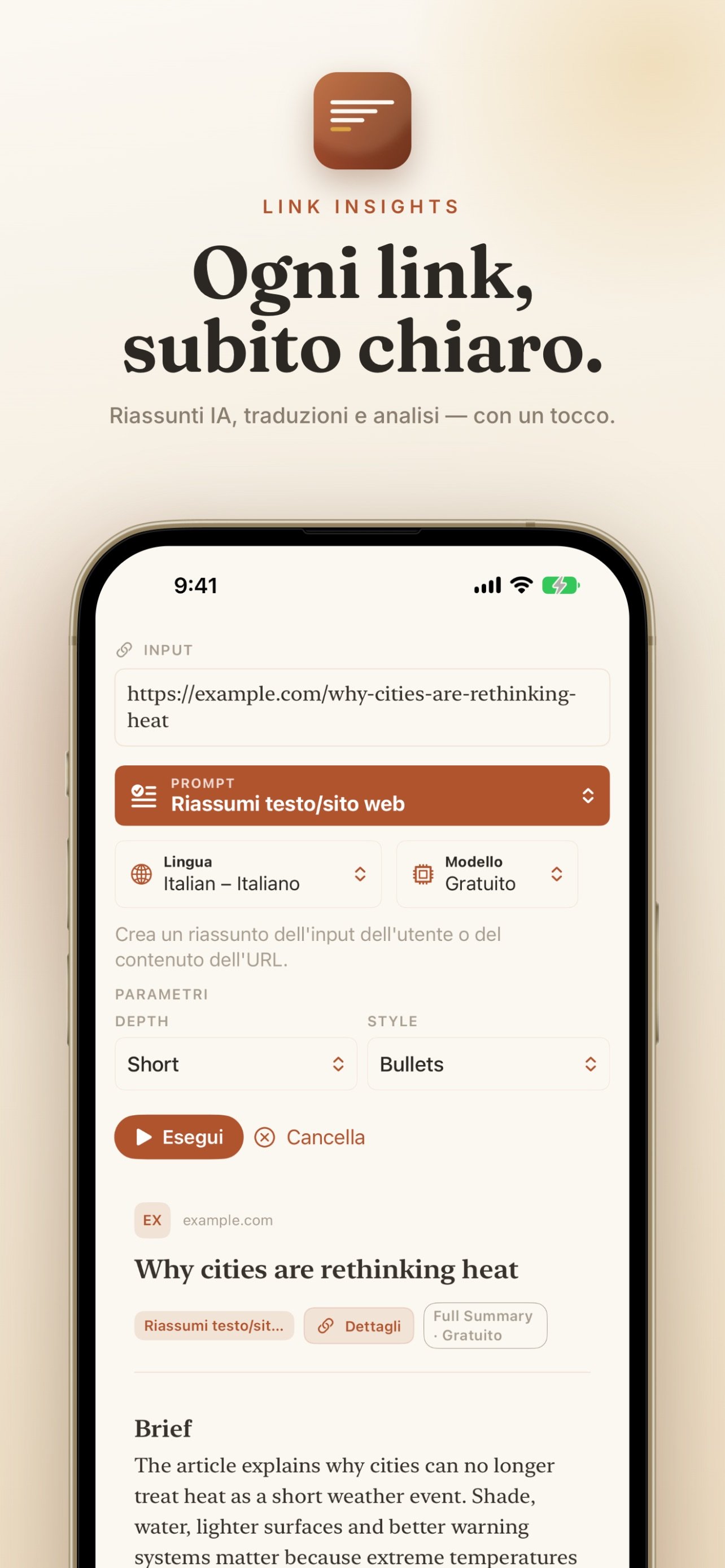 Link Insights screenshot 3