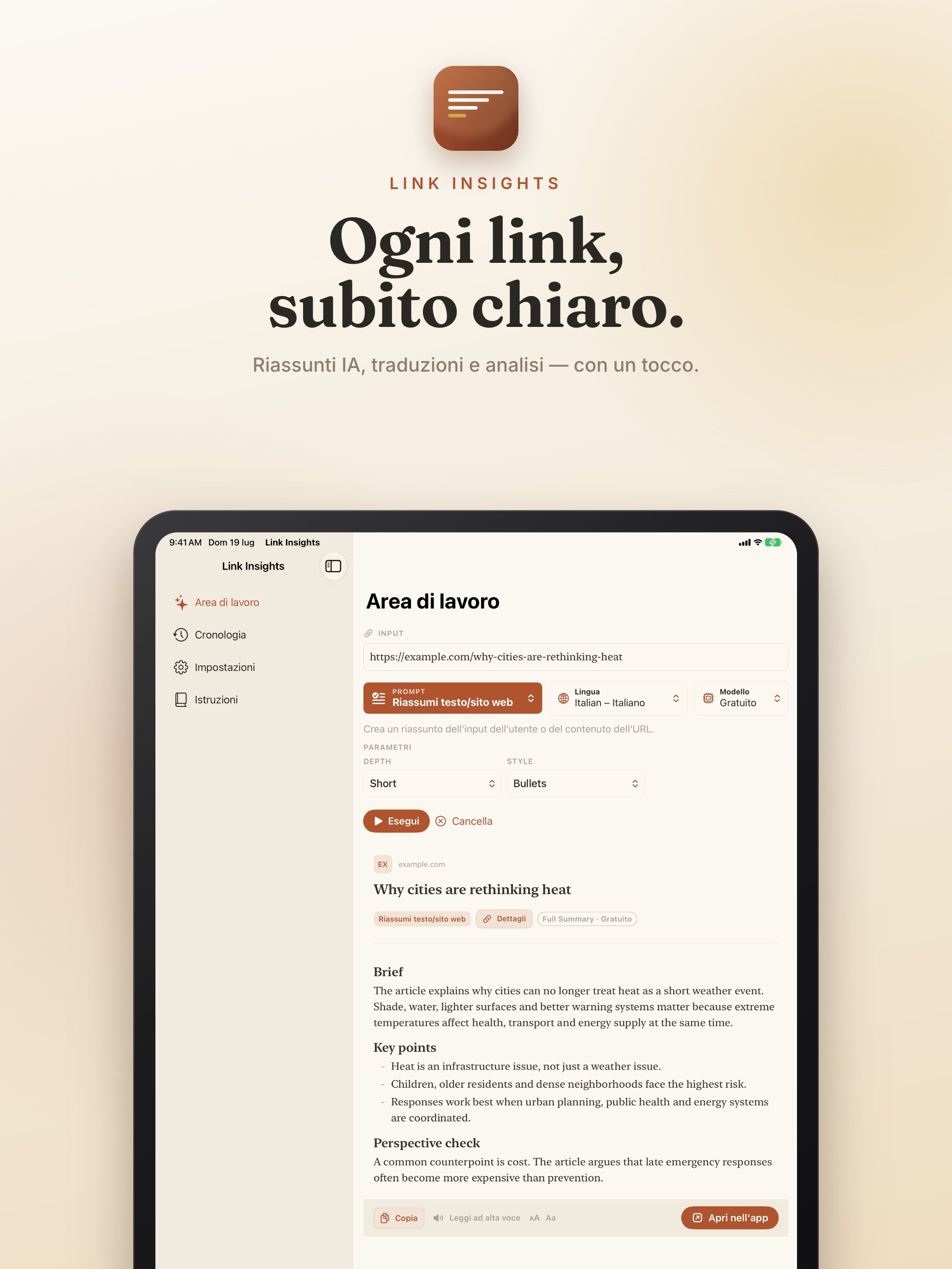 Link Insights screenshot 5