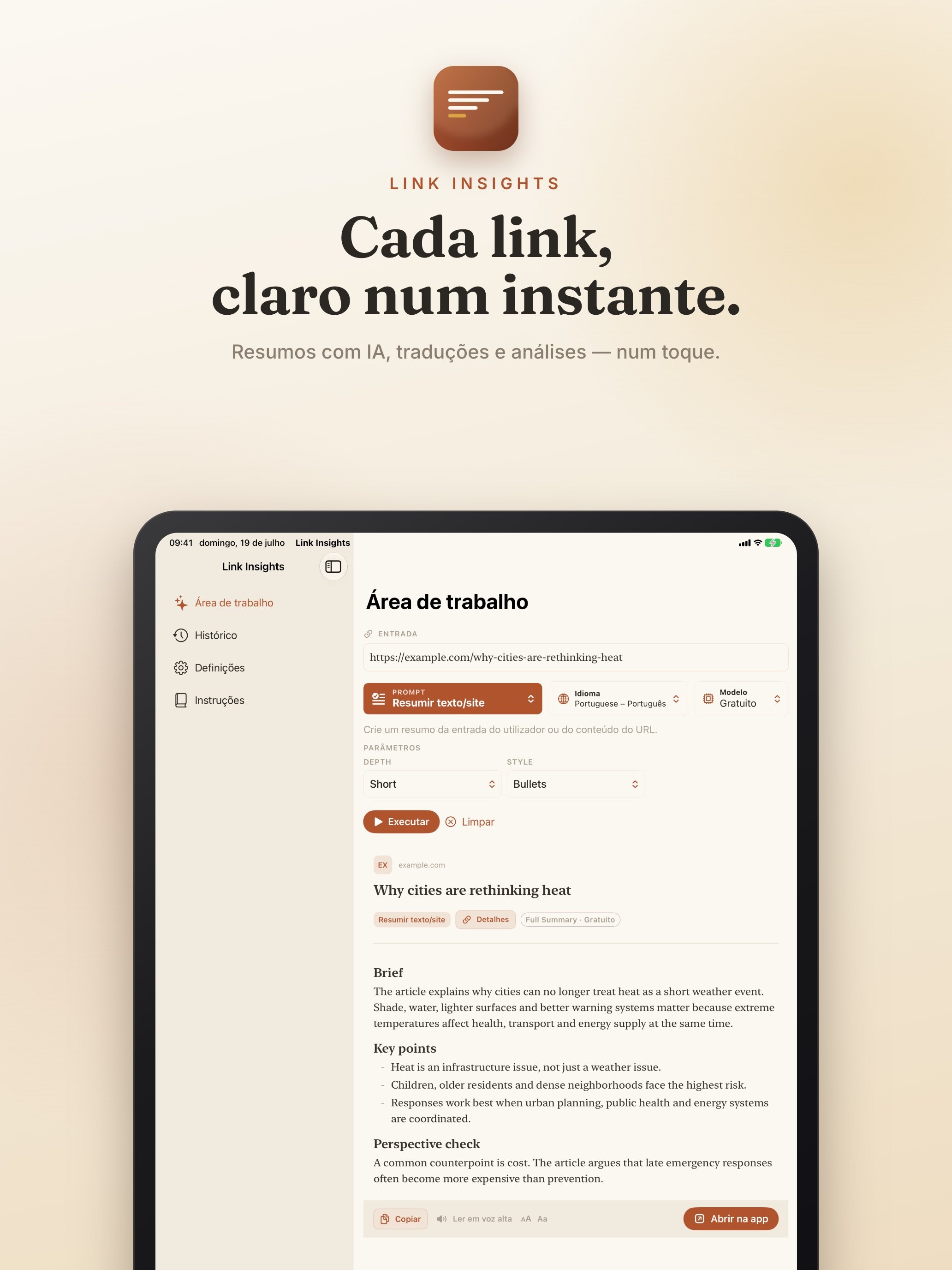 Link Insights screenshot 5