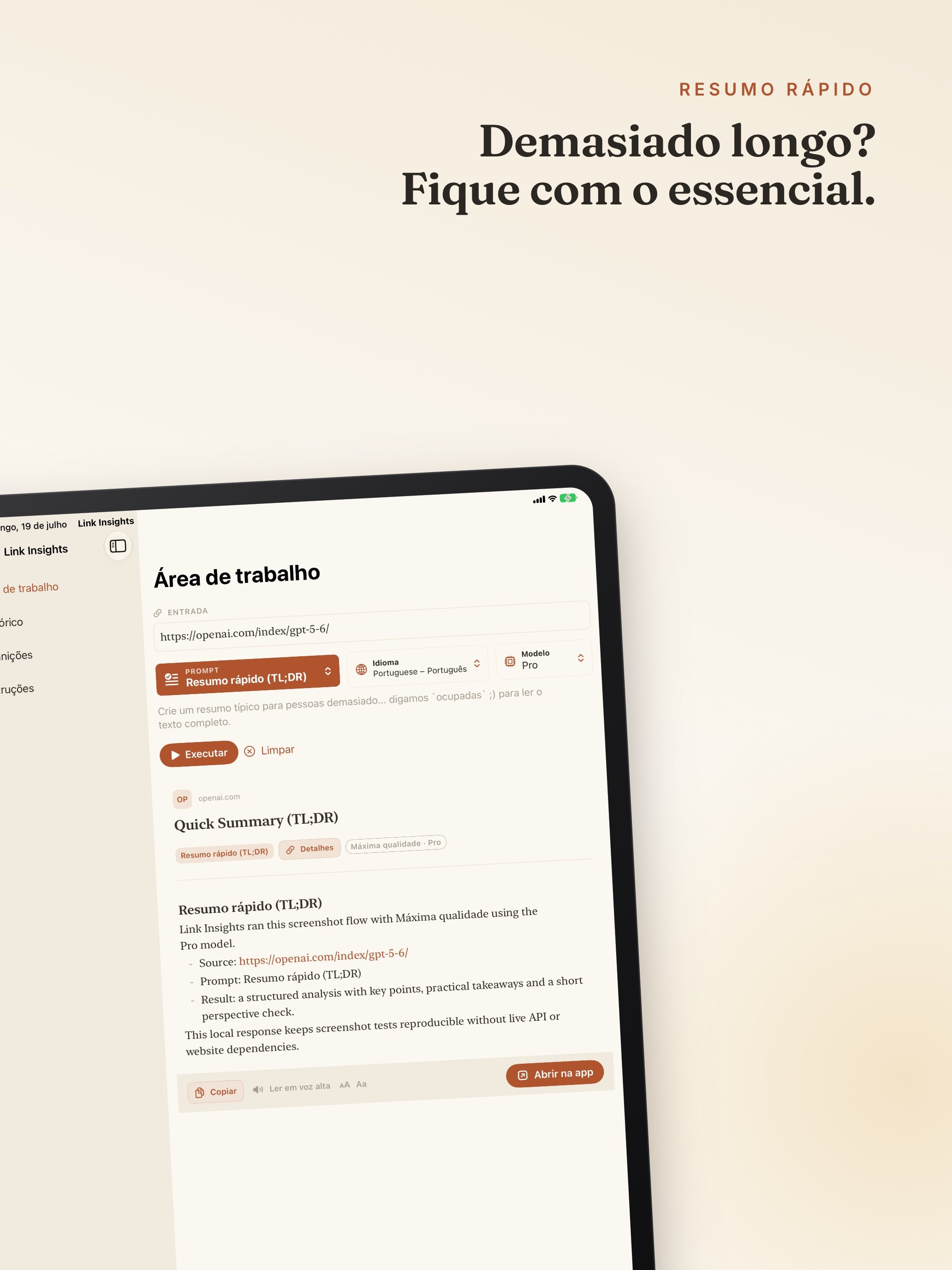 Link Insights screenshot 15