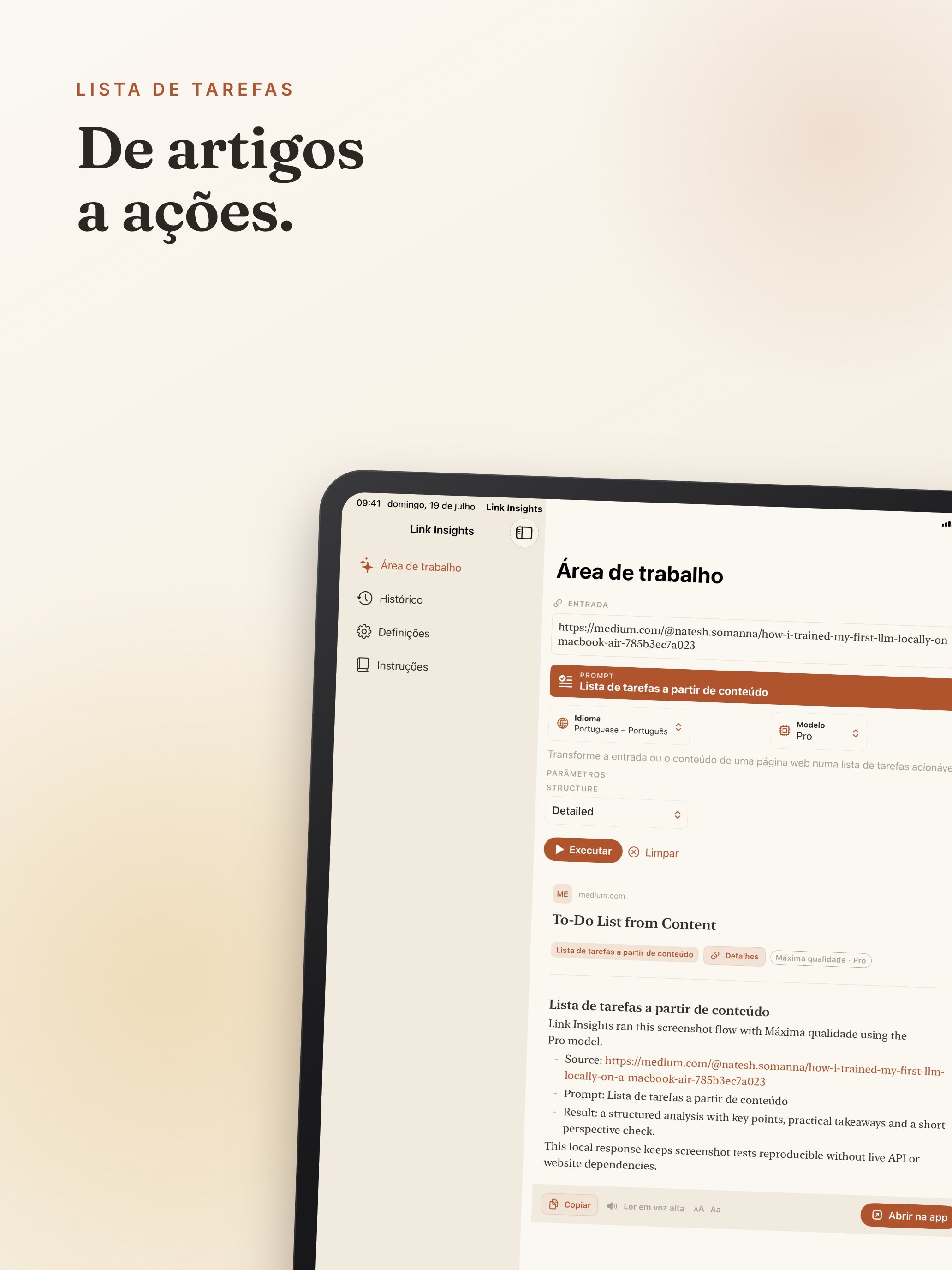 Link Insights screenshot 30