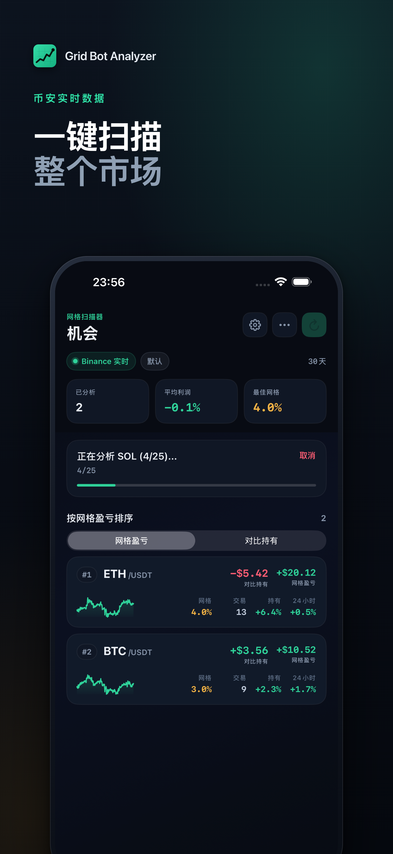 crypto-grid-bot-analyzer screenshot 1